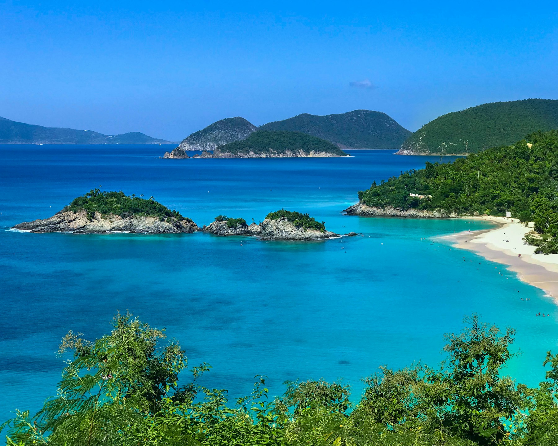 圣托马斯与维京群岛的蓝色海湾
